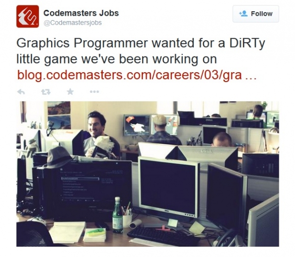 Codemaster тийзна нова DiRT игра