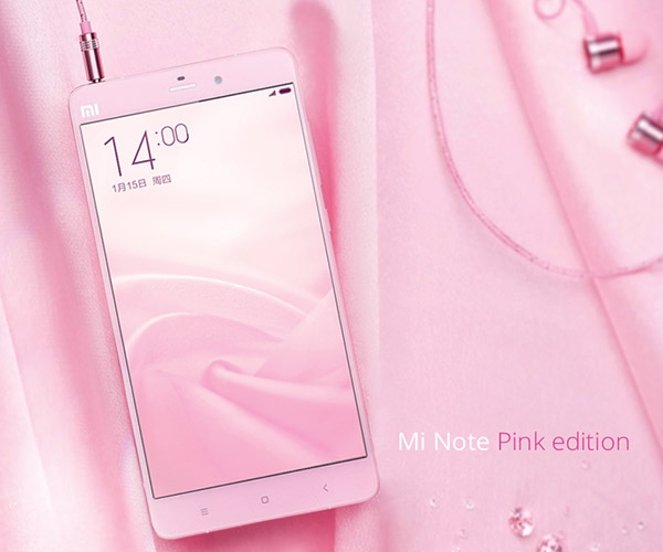 Анонс на розовия Xiaomi Mi Note Pink Edition