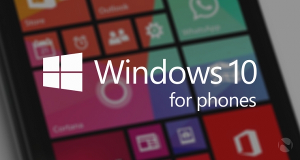 Клип, показващ работата на версия 10069 на Windows 10 Technical Preview за смартфони