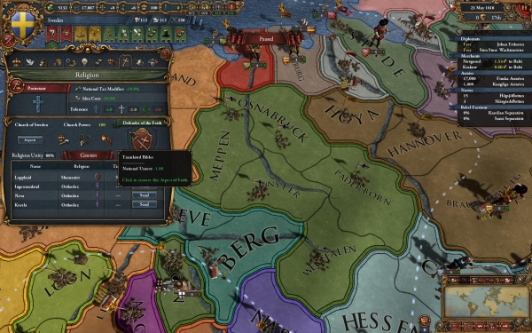 Ново DLC за Europa Universalis IV акцентира над религията