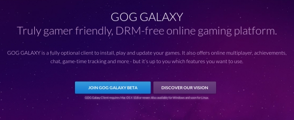 GOG.com представи собствено приложение, конкурент на Steam