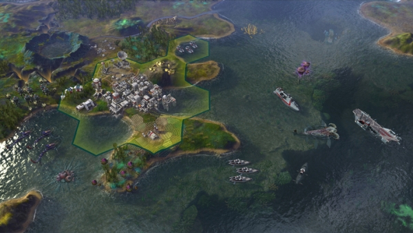 Първият експанжън на Civilization: Beyond Earth се нарича Rising Tide