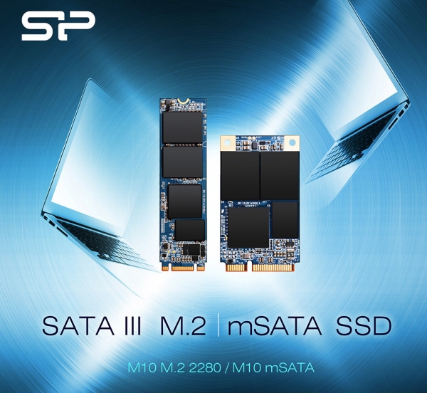 Silicon Power представи нови M.2- и mSATA-дискове от серията M10