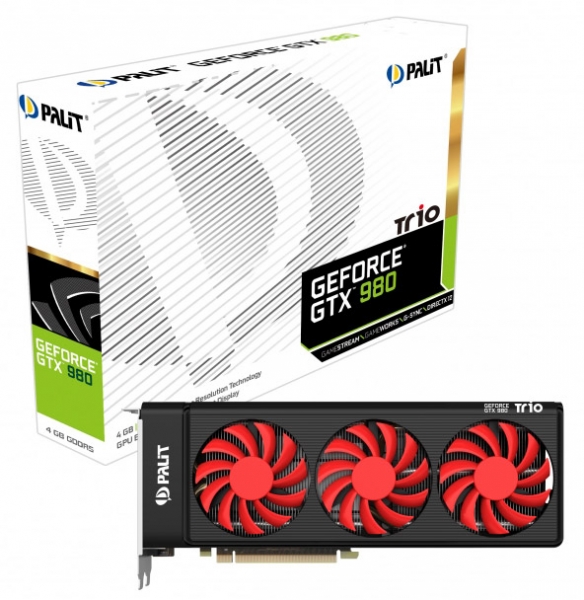 Palit пусна видеокартата GeForce GTX 980 Trio за създаване на SLI свързаност