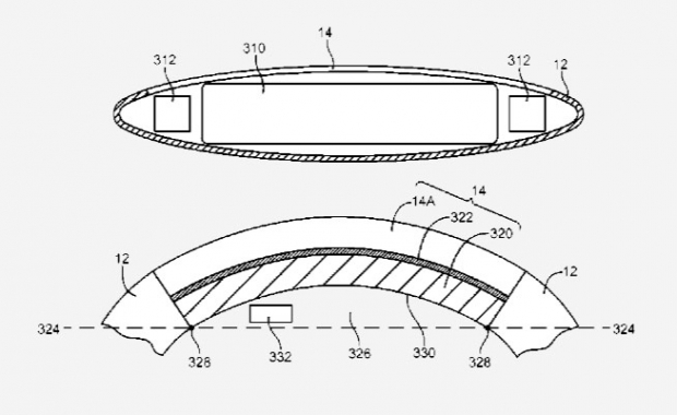 Apple получи патент за смартфон с изпъкнал дисплей