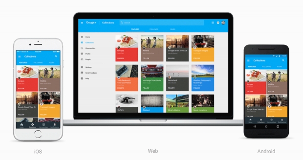 Google+ със сериозно обновление на дизайна си