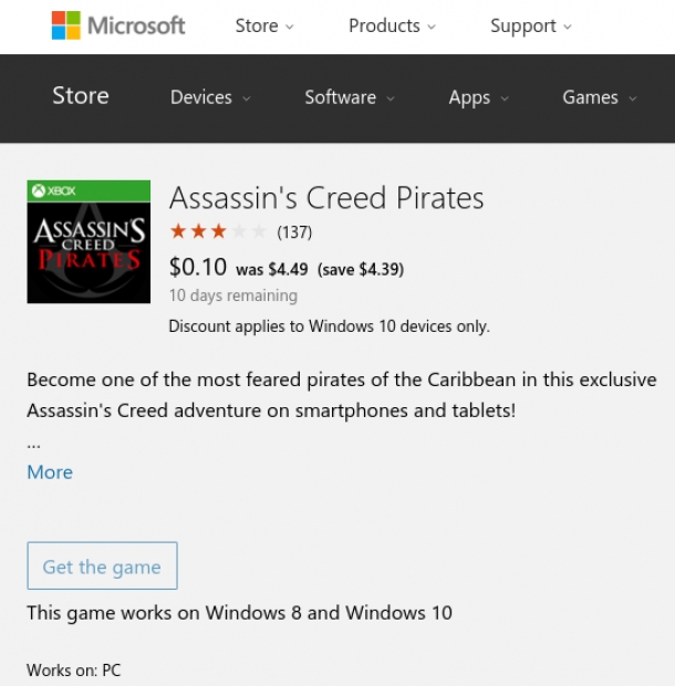 Тотална разпродажба в Windows Store на игри и приложения с цена <img width=