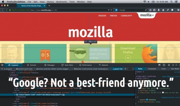 Mozilla Firefox: „Парите на Google повече не са ни нужни“