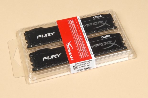 Ревю на комплекта оперативна памет HyperX FURY DDR4-2666 HX426C15FBK2/16