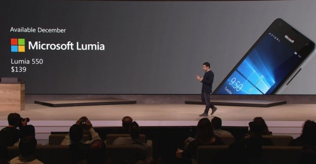 Microsoft анонсира бюджетния смартфон Lumia 550 с ОС Windows 10 Mobile