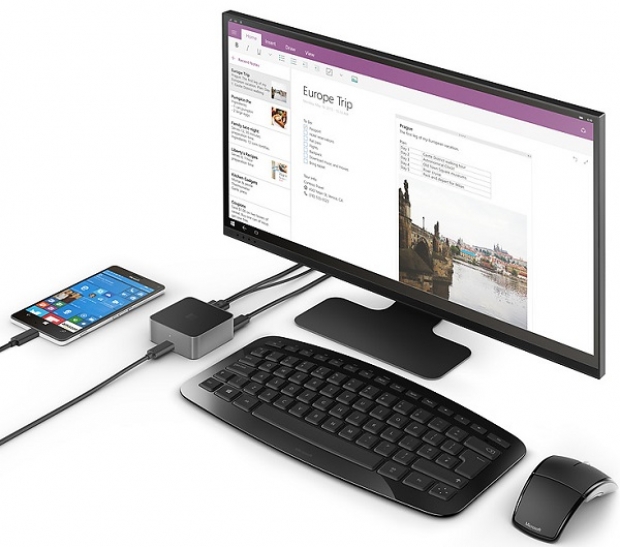 Док-станцията Microsoft Display Dock превръща смартфона в персонален компютър