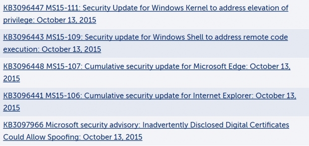 Microsoft    KB3097617  Windows 10