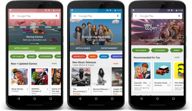 Задава се сериозен редизайн на Google Play Store