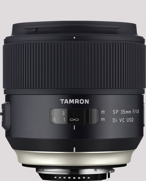 Анонс на пълнокадровия обектив Tamron SP 35mm F/1.8 Di VC USD (Model F012) с оптичен стабилизатор