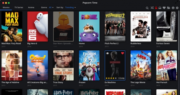В проекта PopcornTime участват 238 програмисти