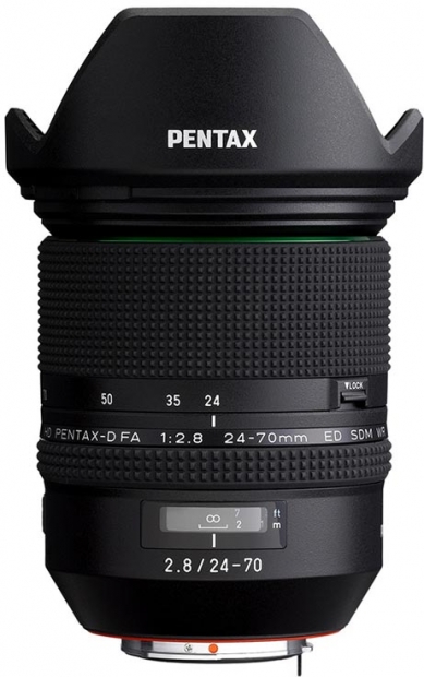 Анонс на пълнокадровия обектив HD Pentax-D FA 24-70mm f/2.8ED SDM WR