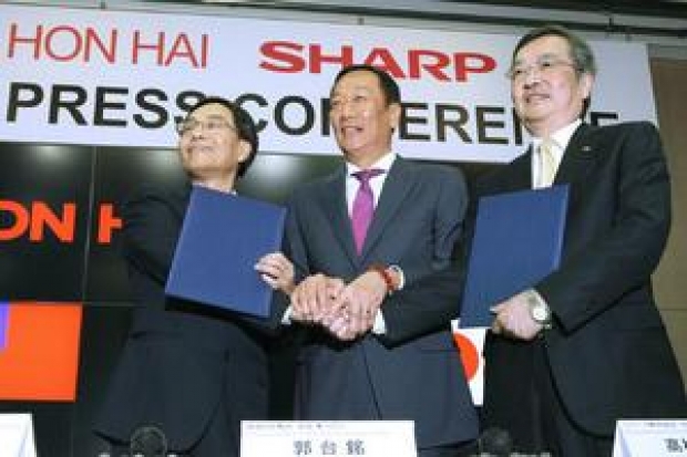 Ръководителят на Foxconn напълно е решил да възроди Sharp