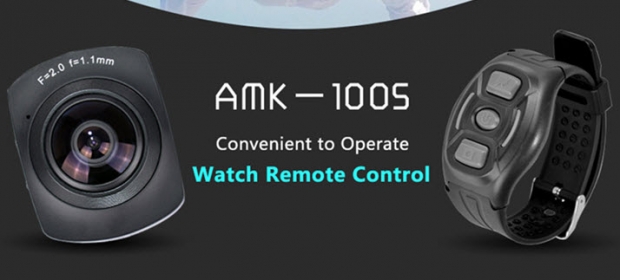 Започнаха продажбите на екшън-камерата Amkov AMK100S с възможност за заснемане на 360° панорами