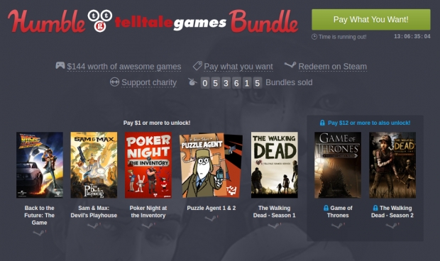 Humble Bundle започна продажбите на приключенските игри от Telltale Games