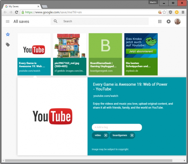 Google Save – нова услуга от Google
