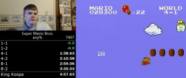 Нов рекорд в Super Mario Bros: преминаване на цялата игра за по-малко от 5 минути