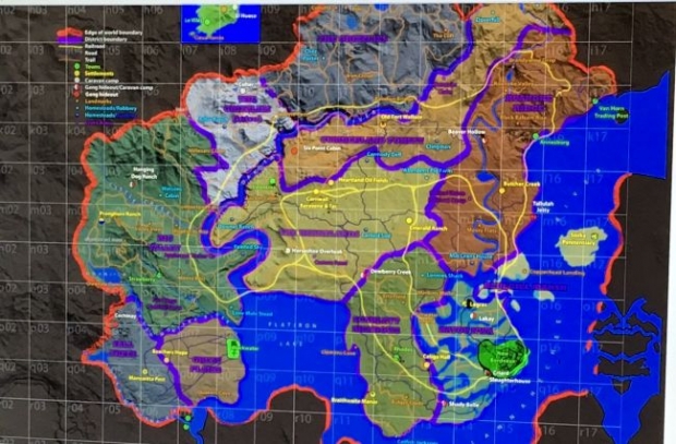 Изтече вероятната карта на Red Dead Redemption 2