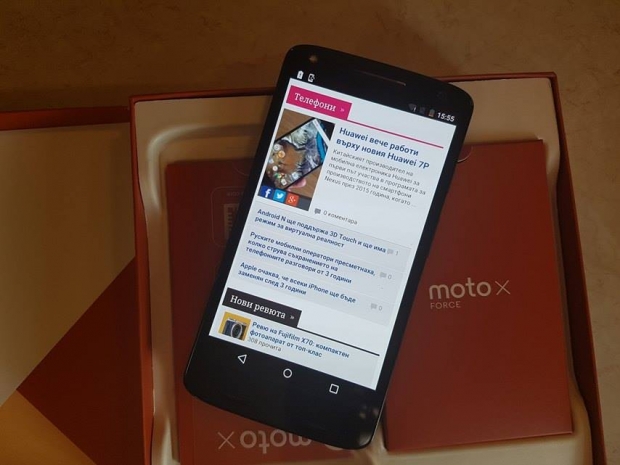 Ревю на Moto X Force: първият в света смартфон с нечуплив екран