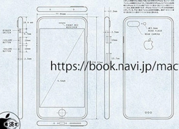Публикуваха чертежите на iPhone 7: двойна камера, Smart Connector, няма 3,5 мм гнездо