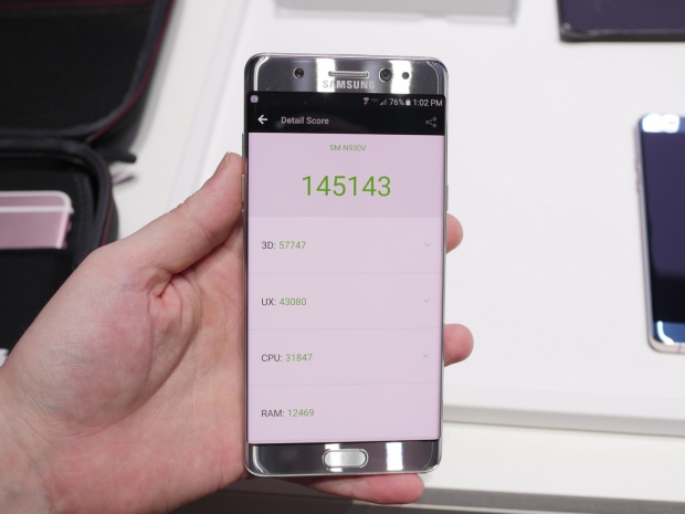 Samsung Galaxy Note 7 с рекорд в AnTuTu