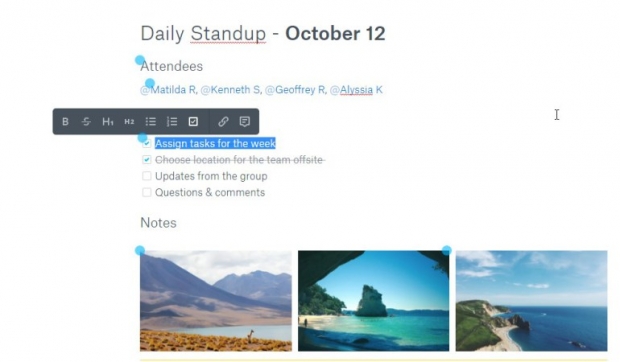 Dropbox    - Paper       