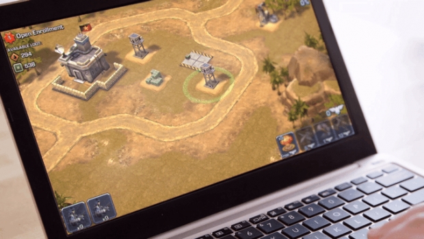 Superbook, превръщащ Android смартфона в лаптоп събра <img width=
