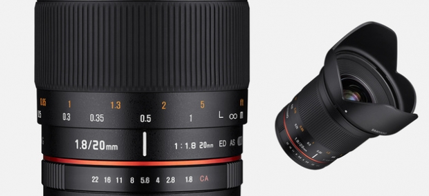 Започнаха продажбите на обектива Samyang 20mm f/1.8