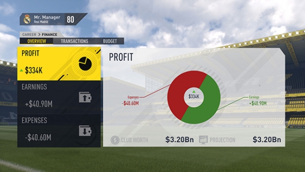 Подробности за Total Club Management във FIFA 17
