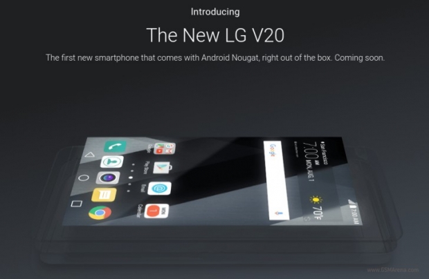 Google: LG V20 ще бъде първият смартфон с ОС Android 7.0 Nougat