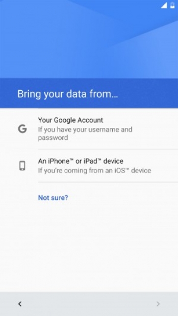 Android Nougat ви предлага да мигрирате от iOS устройство