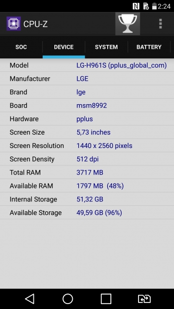 Ревю на смартфона LG V10 с допълнителен дисплей и две предни камери