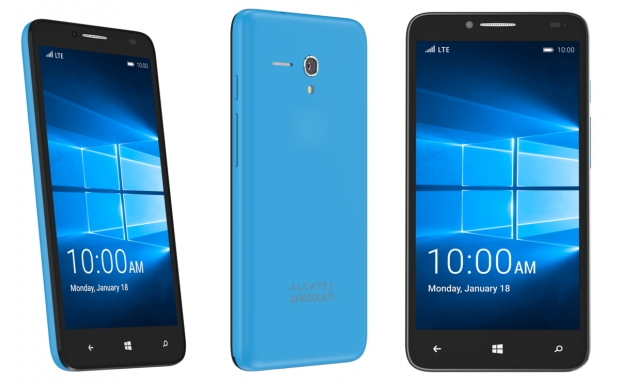 Започват продажбите на смартфона Alcatel OneTouch Fierce XL с ОС Windows 10 Mobile