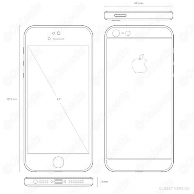 Така ще изглежда 4-инчовият iPhone 5se?