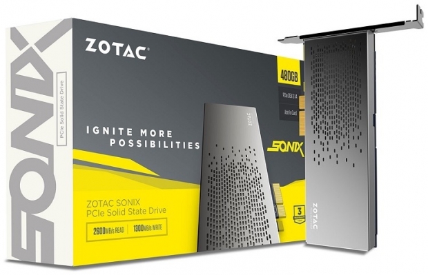 Zotac Sonix: SSD със скорост на четене до 2600 Mb/s