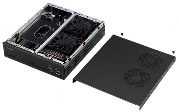 Shuttle публикува официални данни за barebone-системата DH110