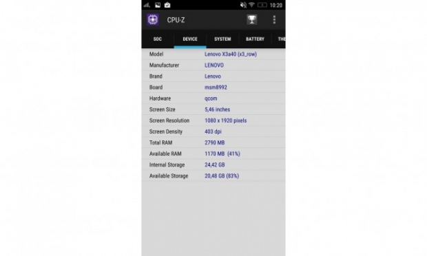 Ревю на смартфона Lenovo Vibe X3