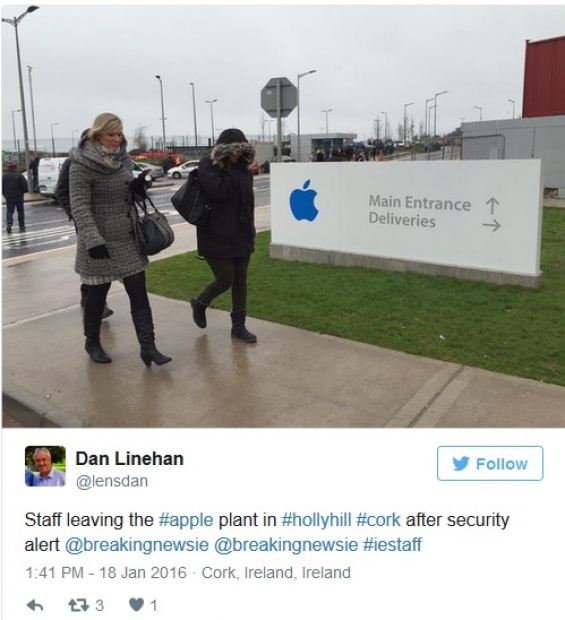 Заплаха за сигурността изкара навън 4000 души от централата на Apple за Европа