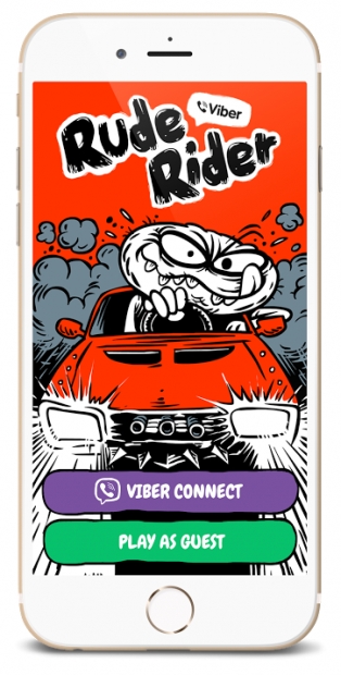 Viber пусна играта Rude Rider