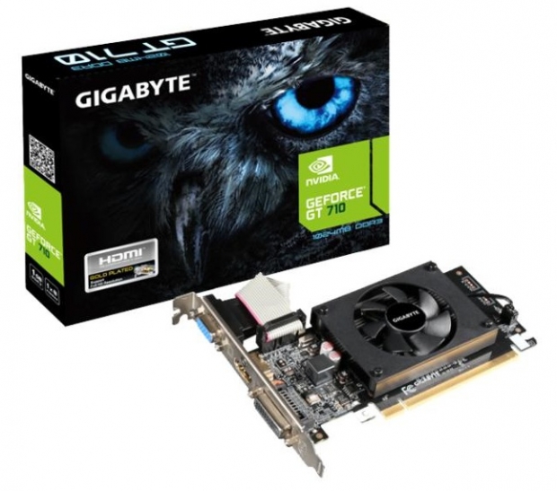 Gigabyte и Palit представиха свои съвсем евтини версии на видеокартите GeForce GT 710