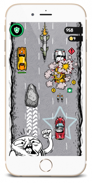 Viber пусна играта Rude Rider