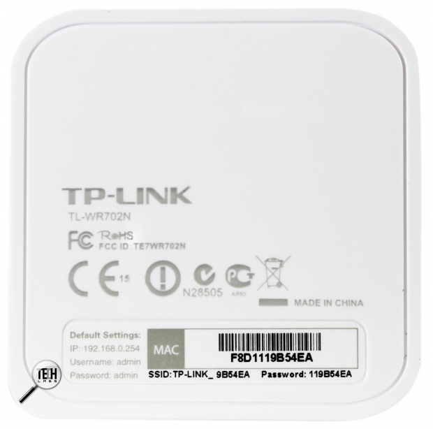 В някои рутери на TP-LINK паролата по подразбиране са 8-те последни символа на MAC адреса