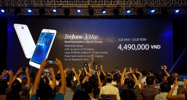 Asus представи във Виетнам смартфоните Zenfone 3 Laser и Zenfone 3 Max