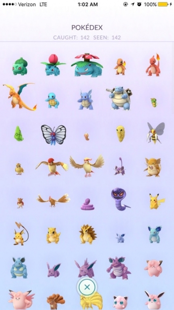 Геймър улови всички покемони в Pokémon GO