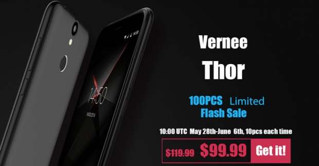 Цената на мощния смартфон Vernee Thor  временно падна до 