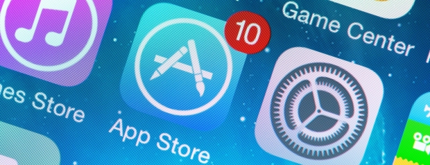 Apple залива App Store с реклами